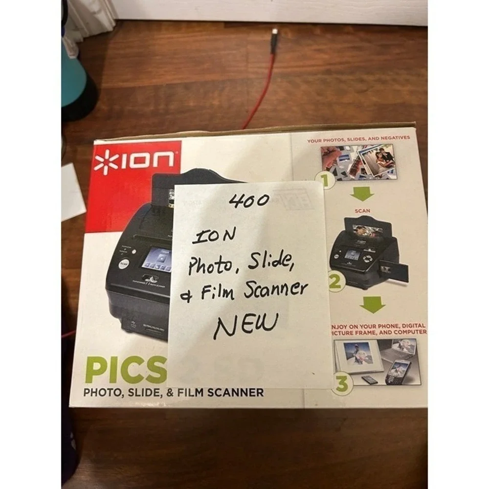 ION Pics 2 SD Photo, Slide & Film Scanner – New‎